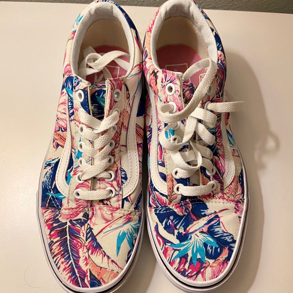 Tropical Print Vans Old Skool
